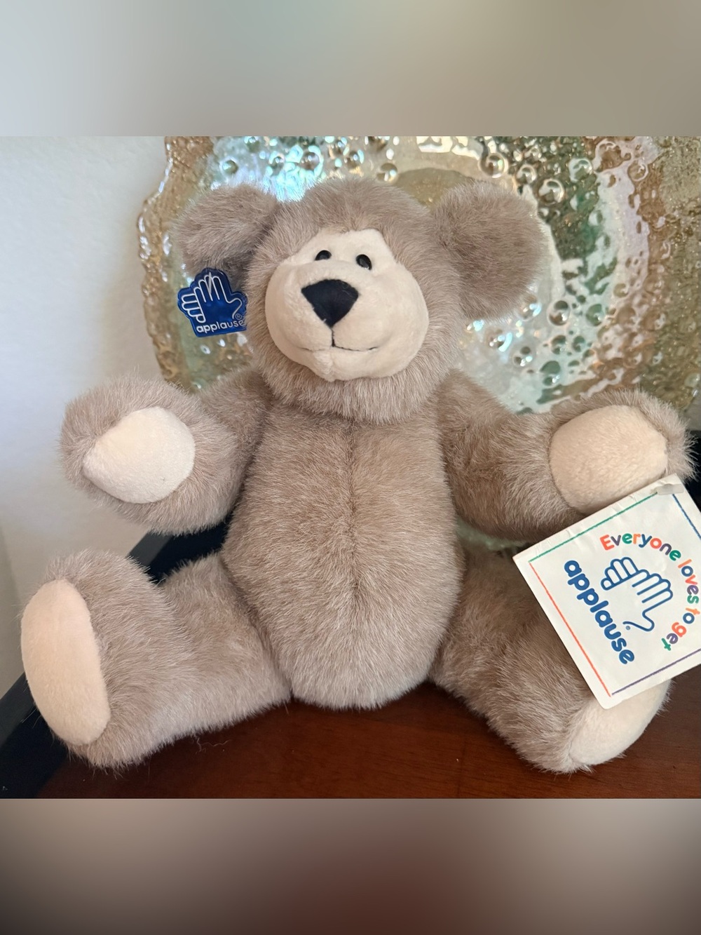 Applause Plush Light Brown Bear Stuffed Animal